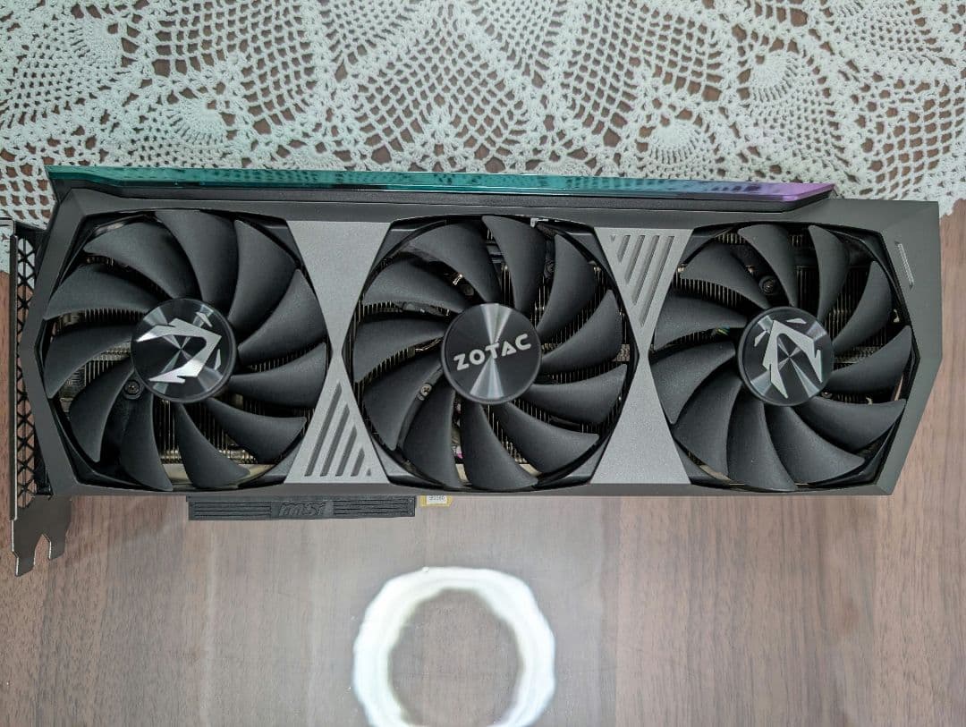 ZOTAC GeForce RTX 3080 AMP HOLOblack可動品