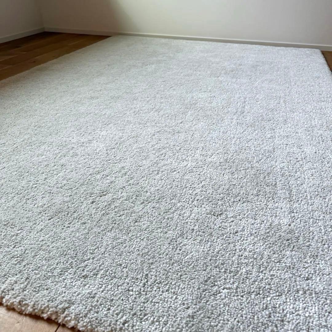 IKEA STOENSE ストエンセ　ラグ　絨毯　インテリア　オフホワイト