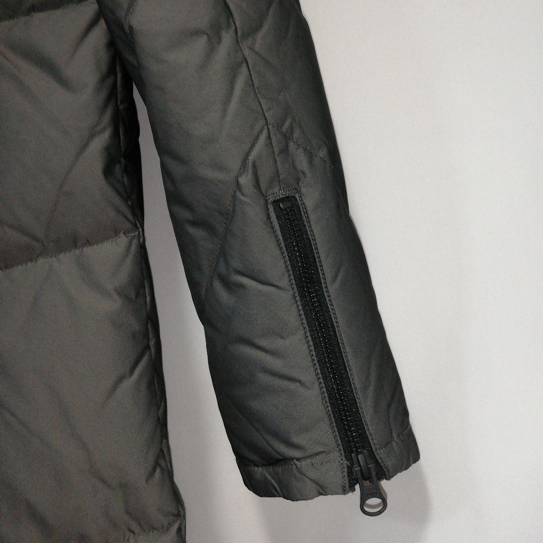 ゼロバイトルネードマート シャンブレーナイロンロングダウン ダウンコート グレー