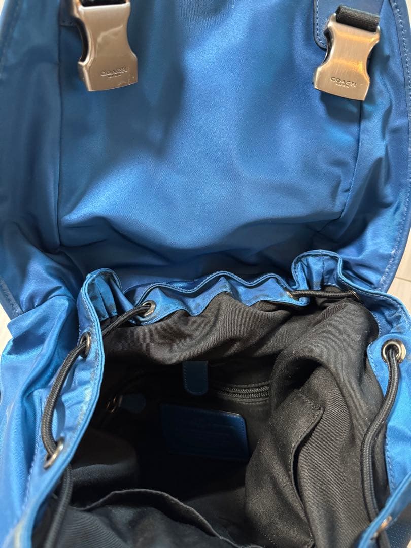 ⭐︎美品⭐︎COACH コーチ　レザーリュック　ブルー