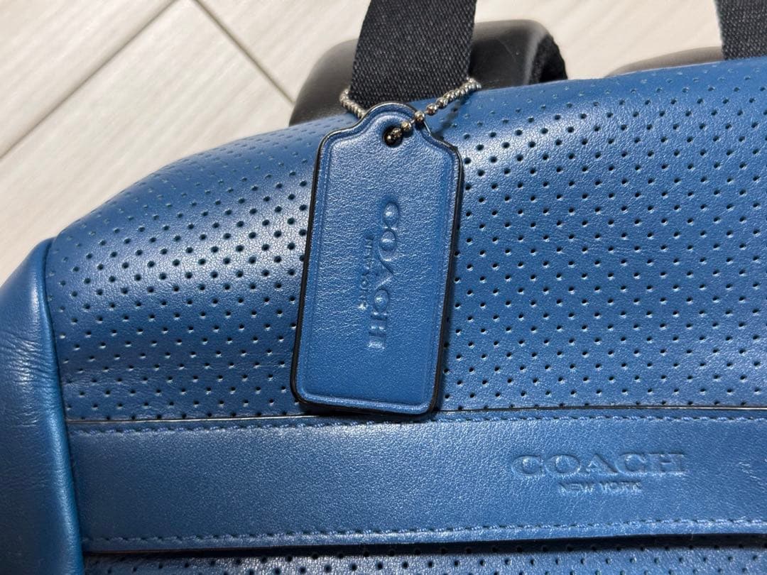 ⭐︎美品⭐︎COACH コーチ　レザーリュック　ブルー