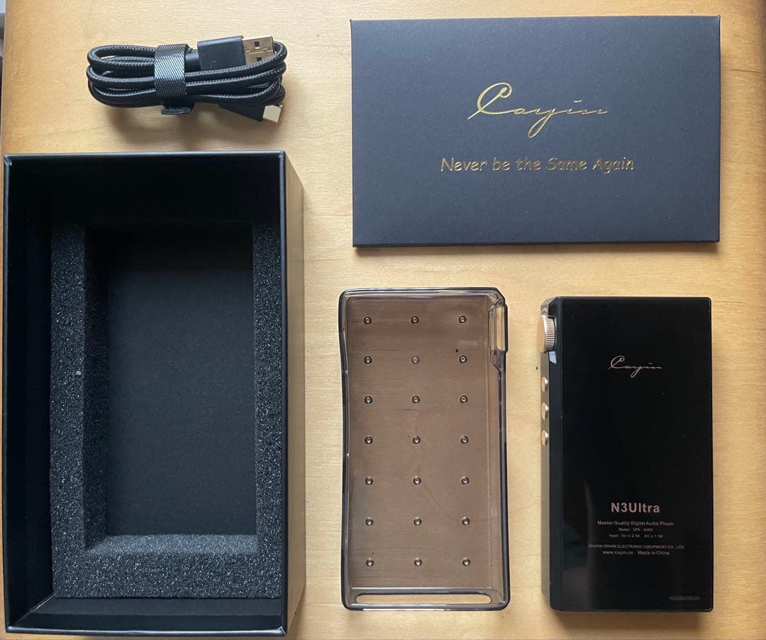 Cayin N3 Ultra 純正緑ケース付き