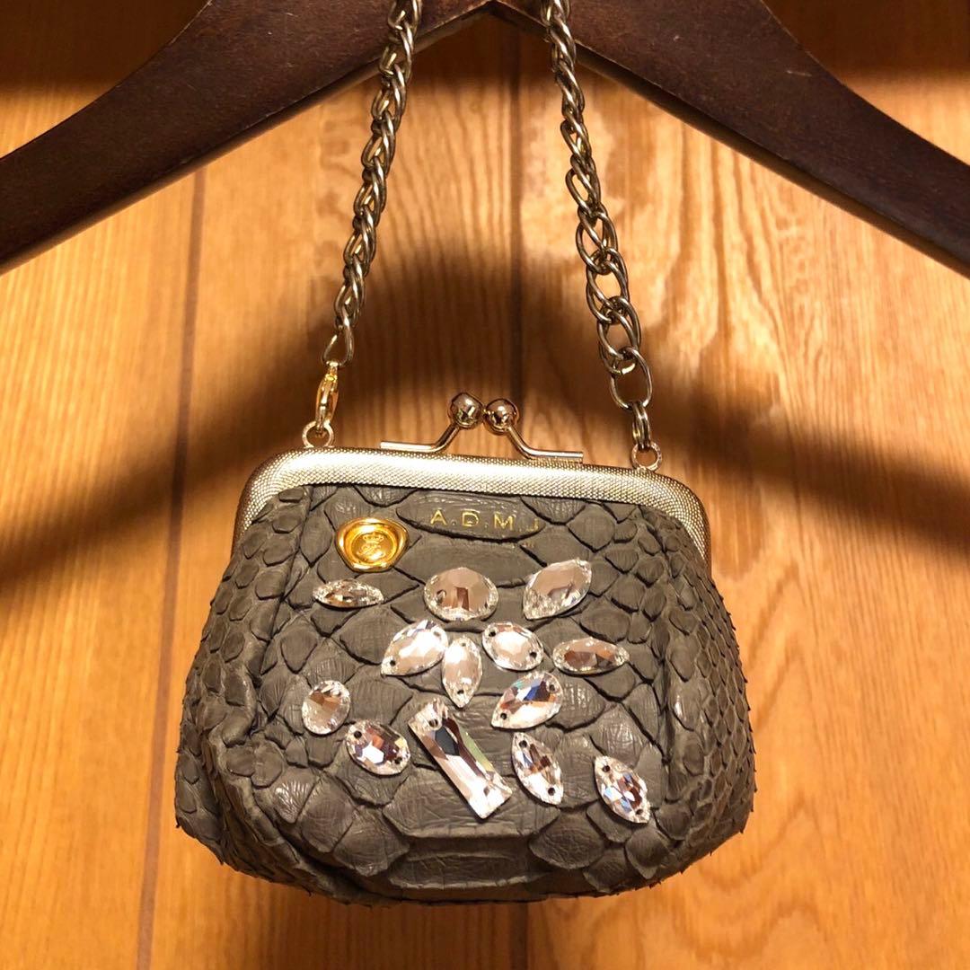 ADMJ パイソンケース　スワロフスキー