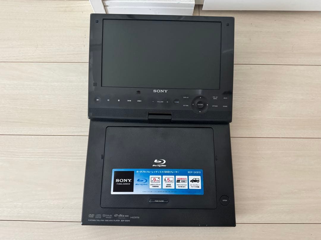 SONY ポータブルブルーレイプレーヤー BDP-SX910