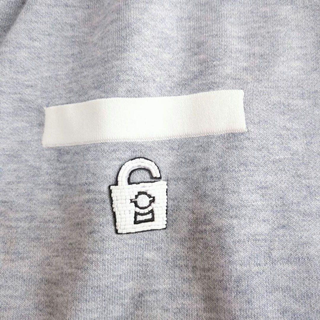 ピッコーネローマ ニット チュニック カットソー ハイネック グレー L 長袖