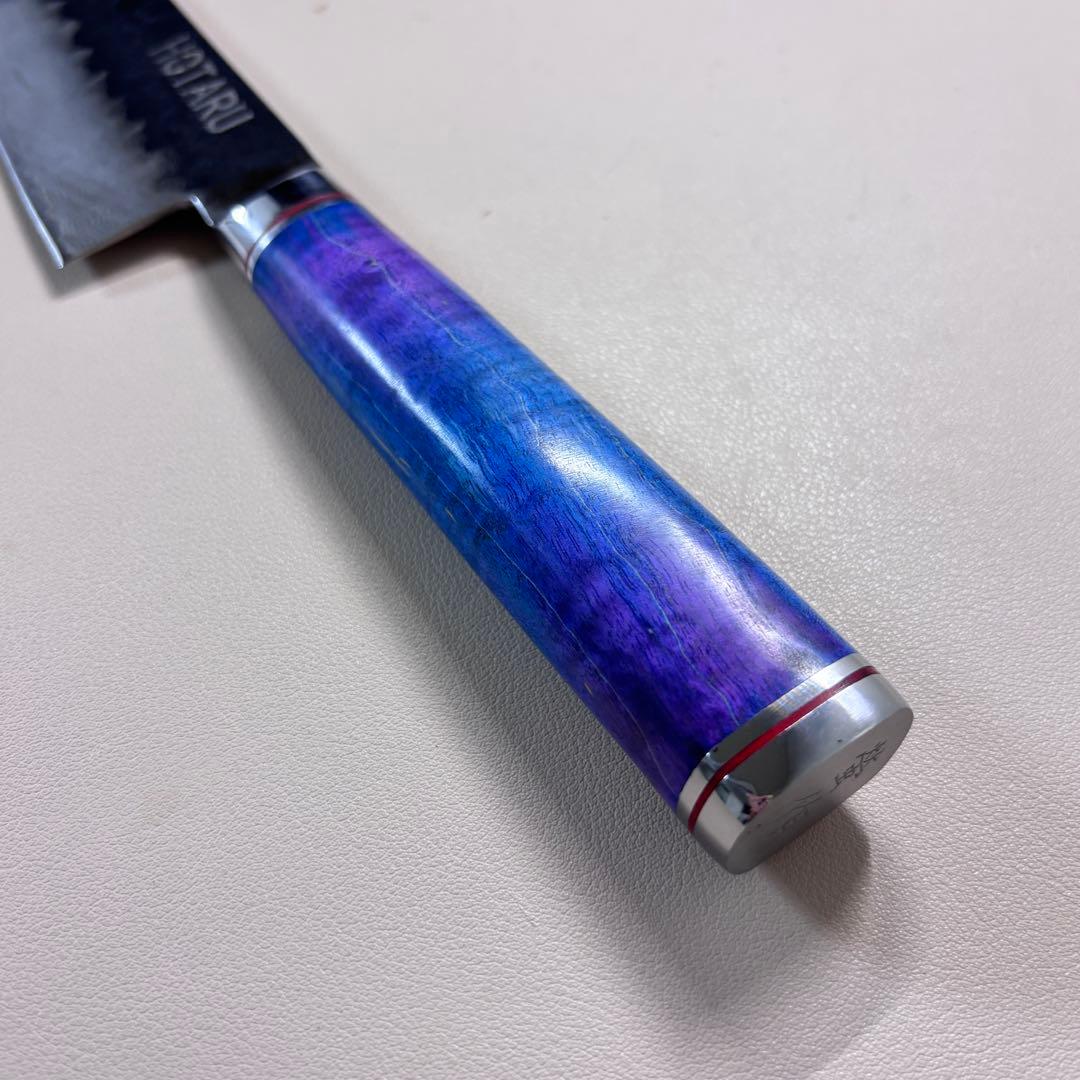 240mm黒打ちダマスカス　(切付型)牛刀シェフナイフ 牛刀【新品】…