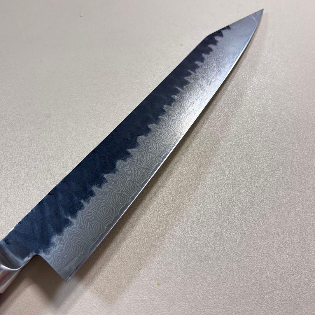 240mm黒打ちダマスカス　(切付型)牛刀シェフナイフ 牛刀【新品】…