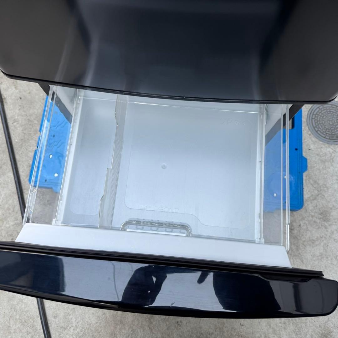 155⭐️2021年製★パナソニック　冷蔵庫　大型　ブラック　黒　一人暮らし