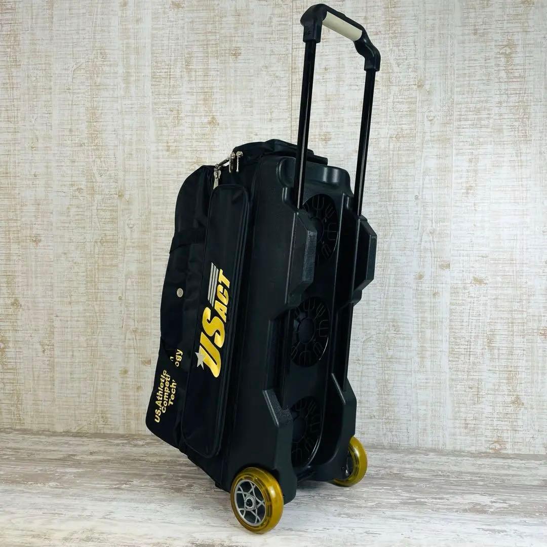 【希少品】US ACT ボウリングバッグ　【3個用】キャスター付　2way