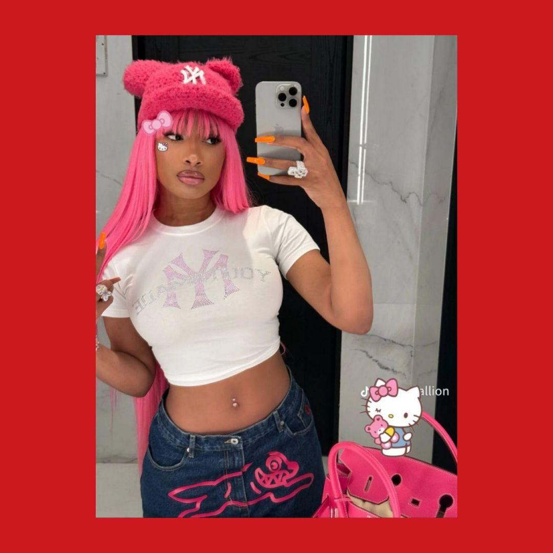 海外限定☆Icecream dog プリント デニムジーンズ ショートパンツ