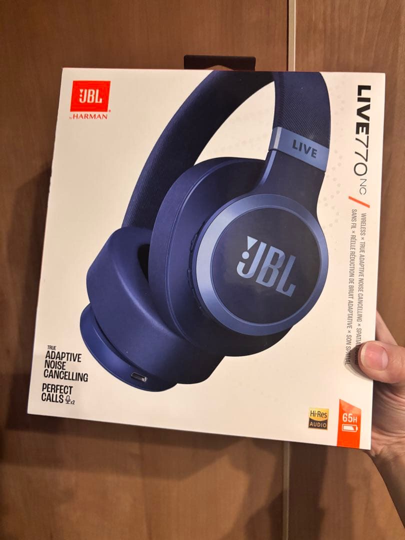 JBL LIVE 770NC ワイヤレスヘッドホン ブルー