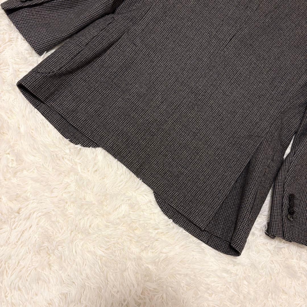 【極美品✨イタリア製】LARDINI 千鳥格子 テーラード ジャケット M相当