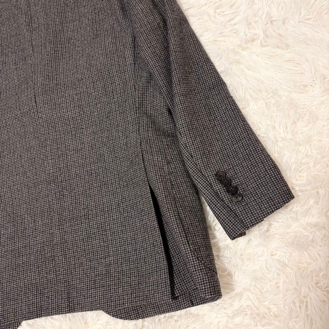 【極美品✨イタリア製】LARDINI 千鳥格子 テーラード ジャケット M相当