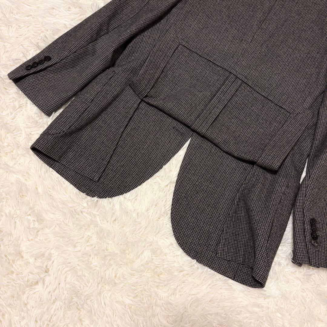 【極美品✨イタリア製】LARDINI 千鳥格子 テーラード ジャケット M相当