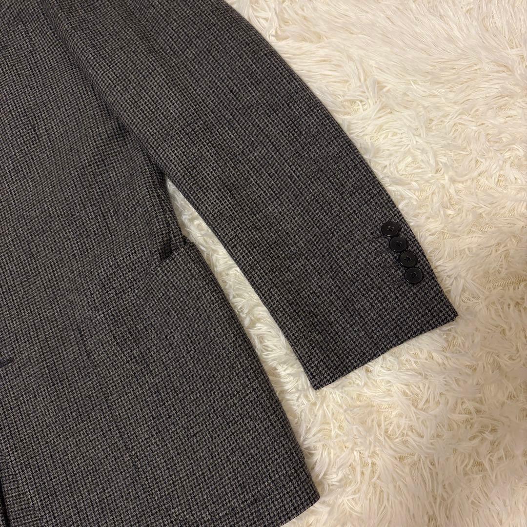 【極美品✨イタリア製】LARDINI 千鳥格子 テーラード ジャケット M相当