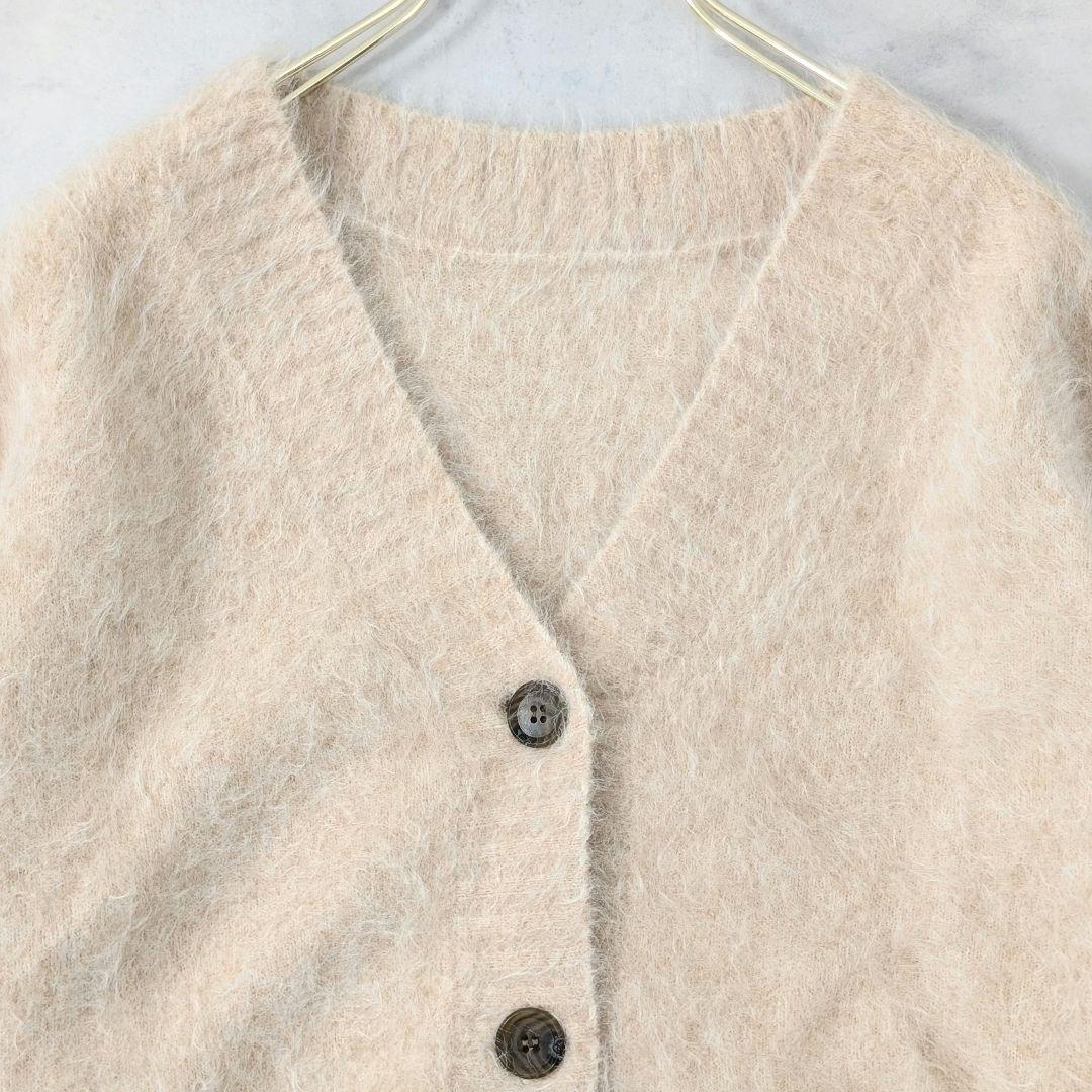 未使用タグ付★フレームワーク アルパカミックスカーディガン2way 23年モデル