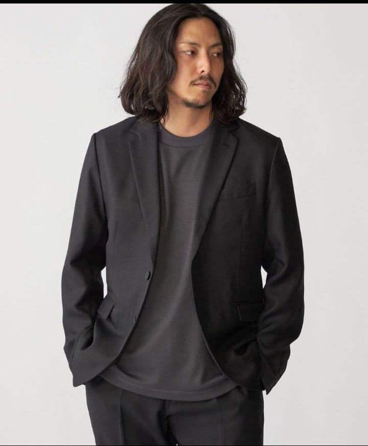 SHIPS:〈手洗い可能〉セットアップ（ジャケット＋イージーパンツ）Mサイズ