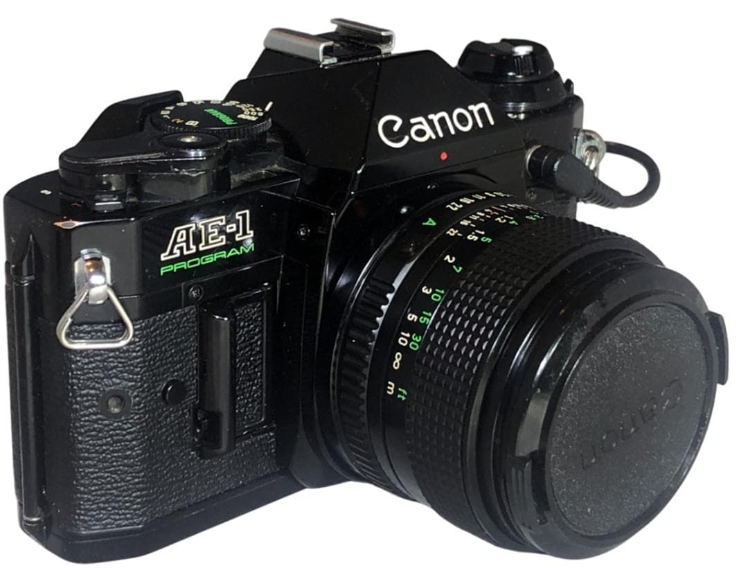 フィルムカメラ Canon AE-1 Program + D. BACK + FD 50 1.4