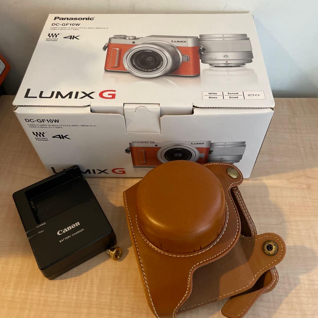 中古美品 パナソニック LUMIX G DC-GF10W 4K 専用カバー付き