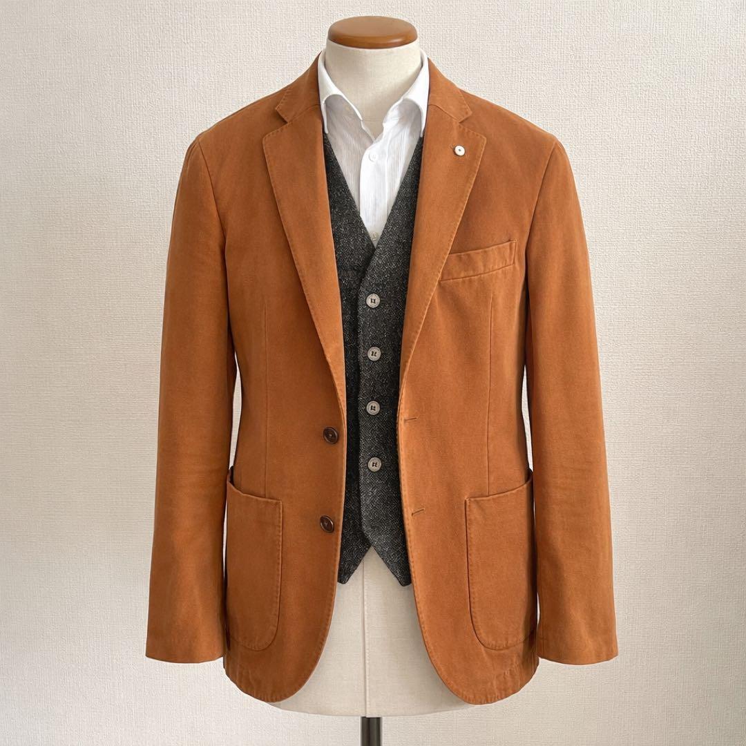 【訳あり ベスト付き】L.B.M1911 チェック柄 テーラードジャケット