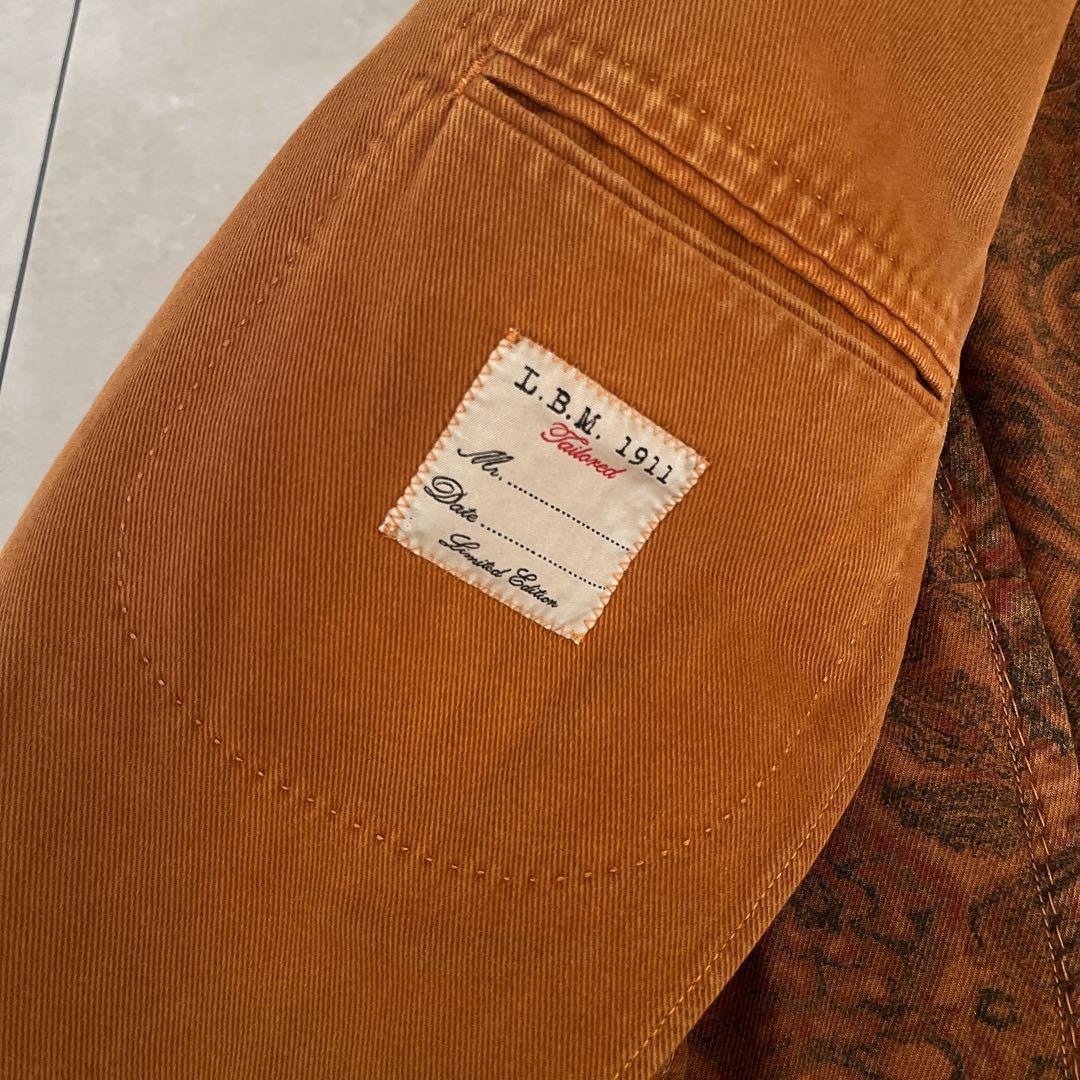 【訳あり ベスト付き】L.B.M1911 チェック柄 テーラードジャケット