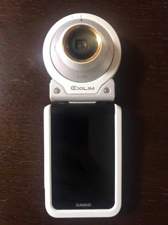 ビデオカメラ CASIO EX-FR100LWE