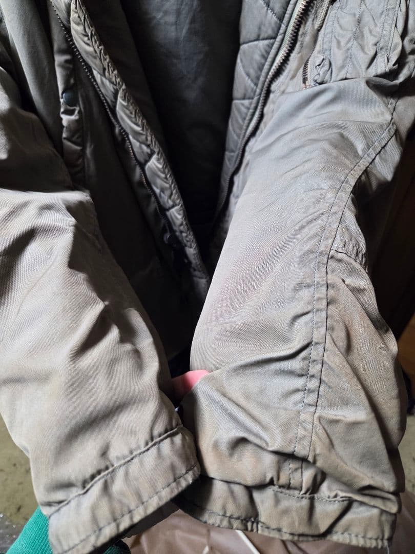 N-3B ミリタリージャケット サージグリーン Sサイズ 古着 ヴィンテージ