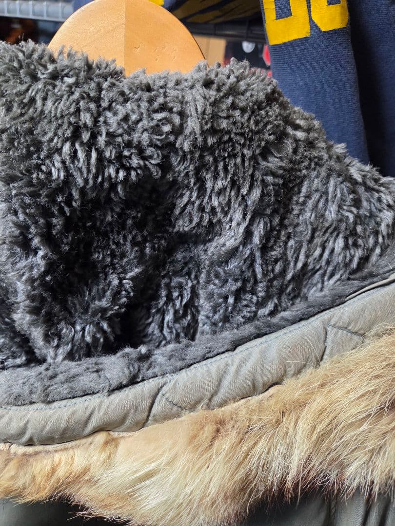 N-3B ミリタリージャケット サージグリーン Sサイズ 古着 ヴィンテージ