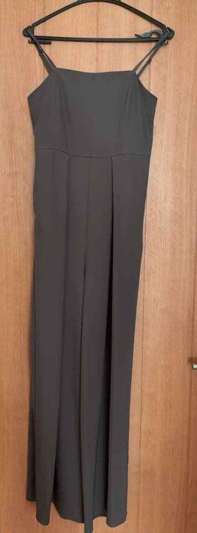 パンツドレス フロントシアージャケット ワイドパンツ オールインワン kana