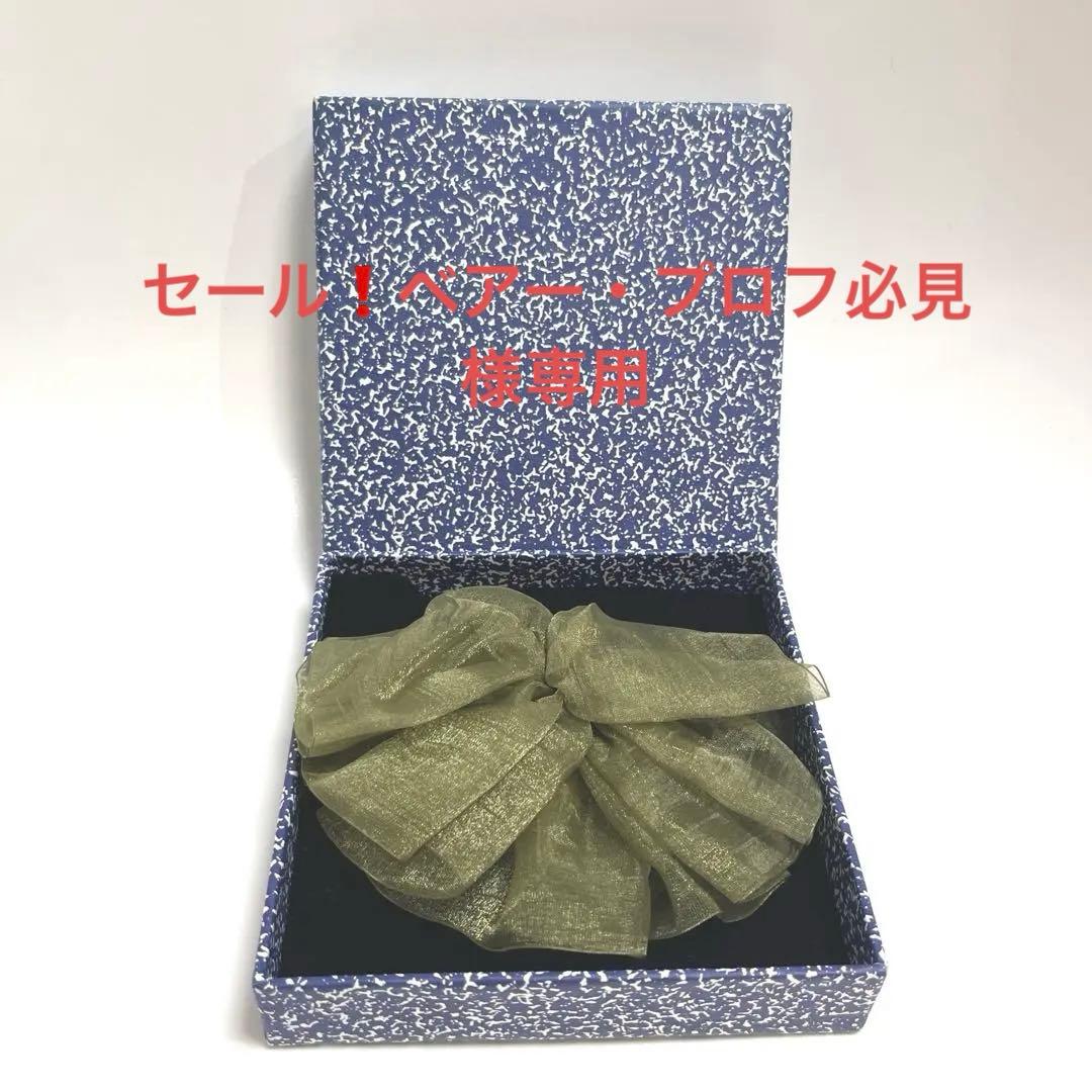 Paloma wool チュールピアス オリーブグリーン チュール リボン