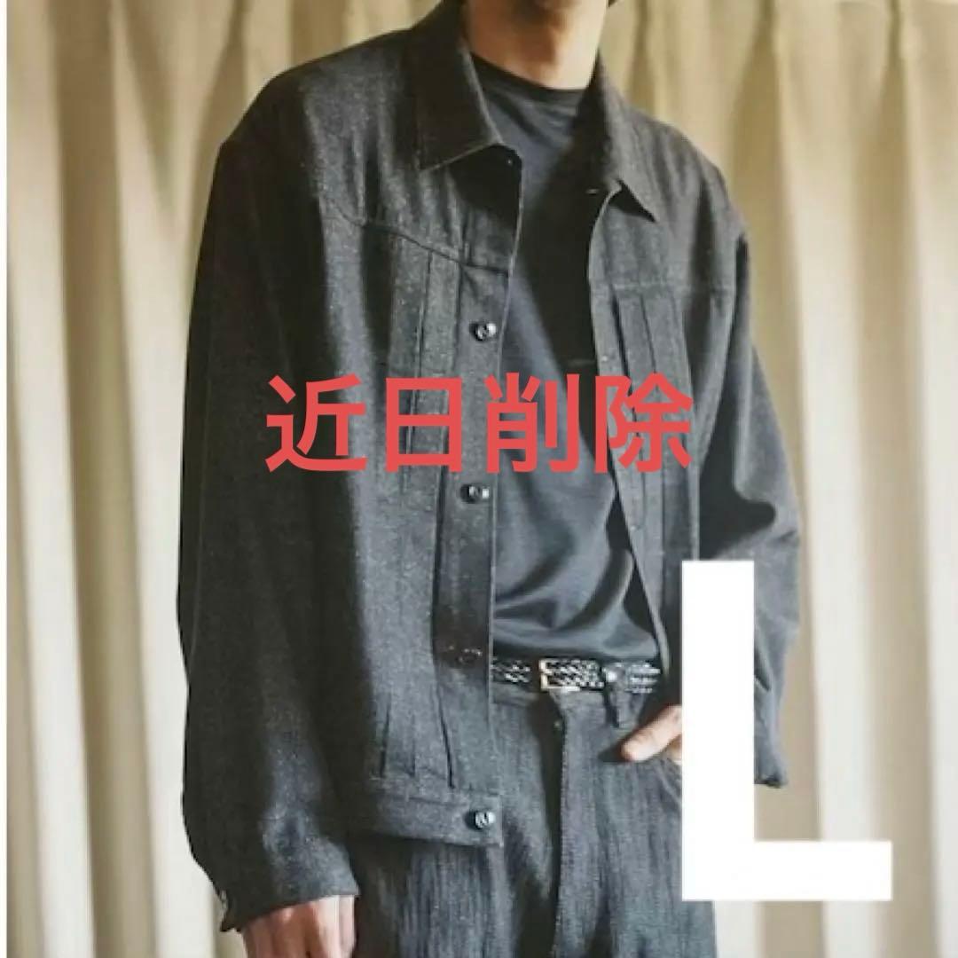 美品　LIDNM SILK DENIM 213 JACKET Lサイズ