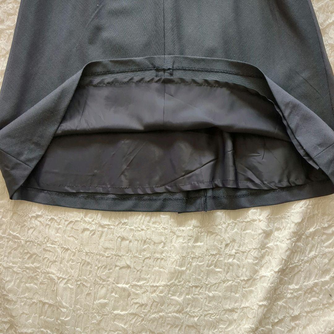 美品✨ニューヨーカー　スーツ　13号　シルク混　ネイビー　セットアップ