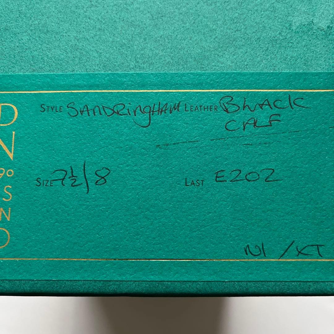 希少EDWARD GREEN Sandringham