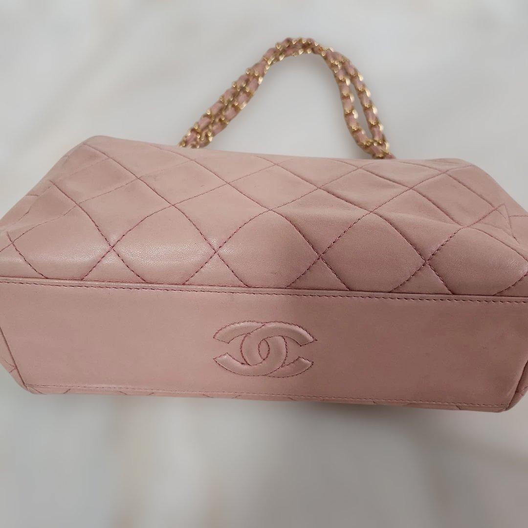 専用です。CHANEL ピンク キルティング ハンドバッグ