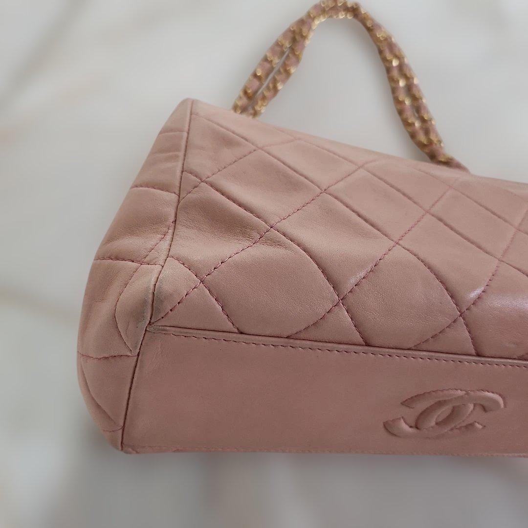 専用です。CHANEL ピンク キルティング ハンドバッグ
