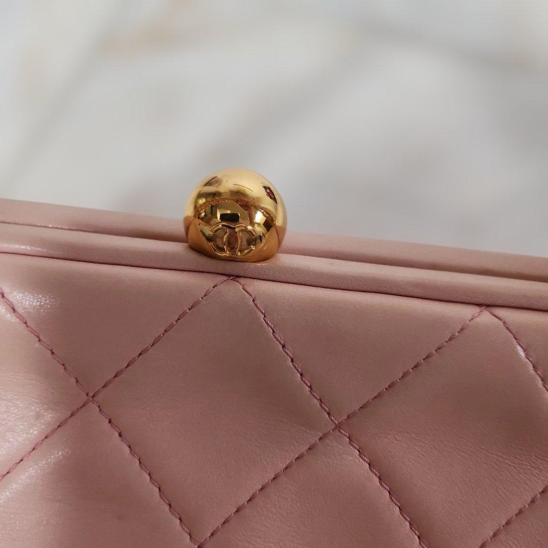 専用です。CHANEL ピンク キルティング ハンドバッグ
