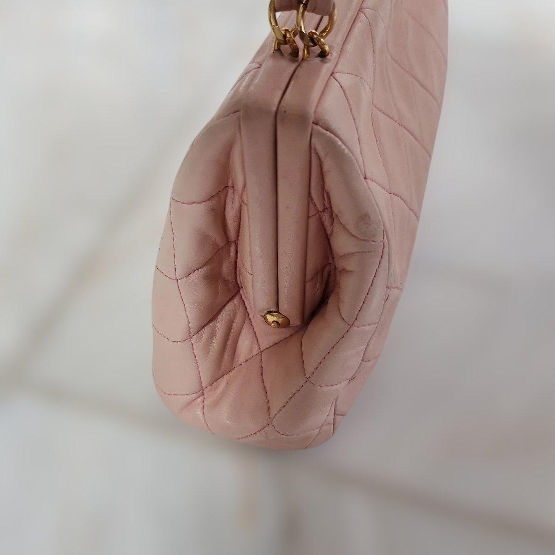 専用です。CHANEL ピンク キルティング ハンドバッグ