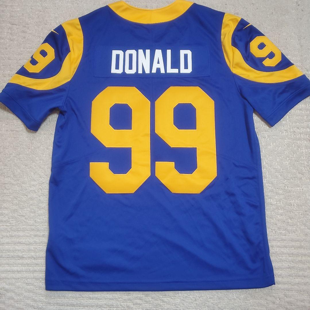 【激レア】NFL100周年記念ユニフォーム　ラムズ　ドナルド　M　刺繍　ナイキ製
