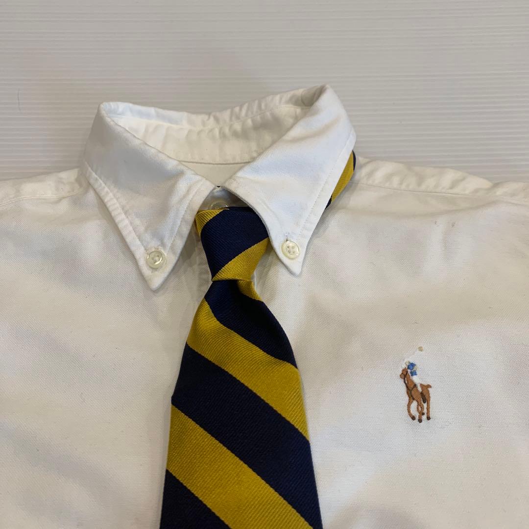 1回着美品　ラルフローレン　130 スーツ　セットアップ　入学式　ネクタイ新品