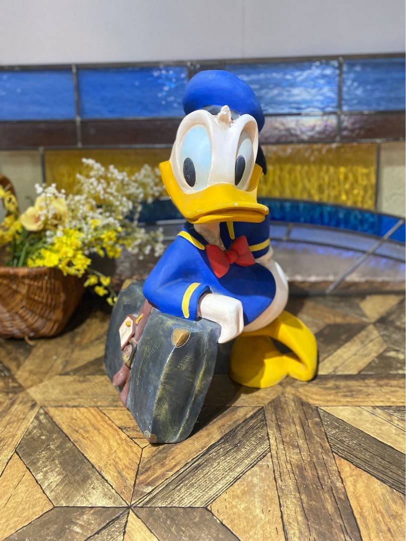希少 Big ドナルドダック フィギュア 当時物 ディズニー アンティーク