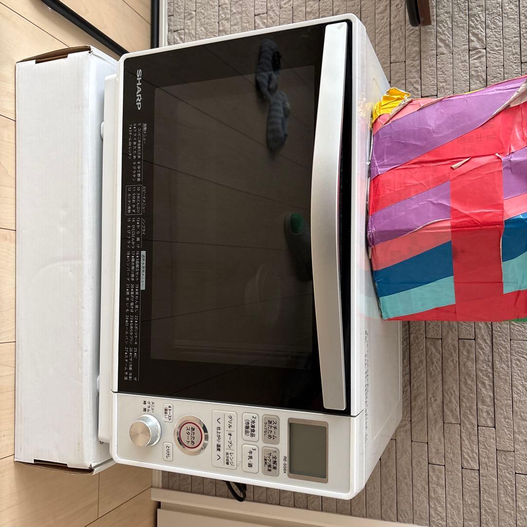SHARP RE-SS8X-W 電子レンジ 2019年製 ホワイト