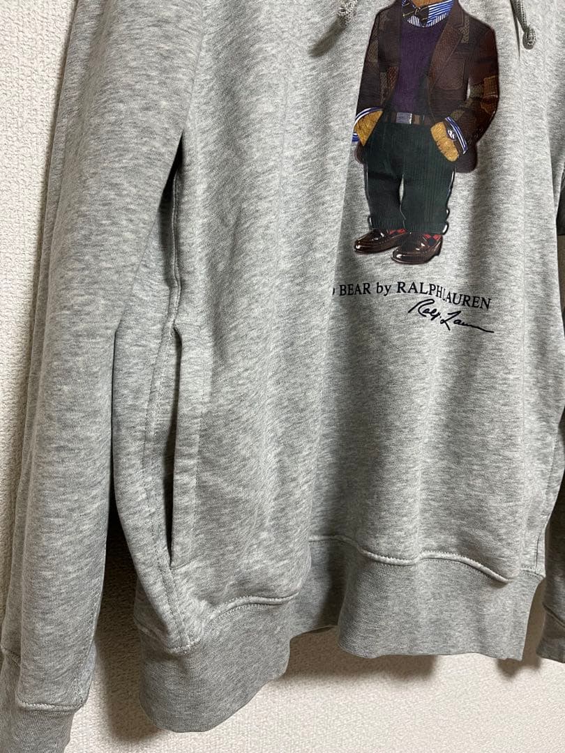 Ralph Lauren Polo Bear パーカー グレー　くま　熊　裏起毛