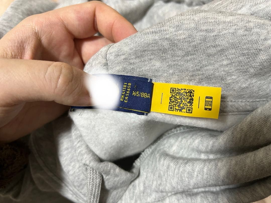 Ralph Lauren Polo Bear パーカー グレー　くま　熊　裏起毛