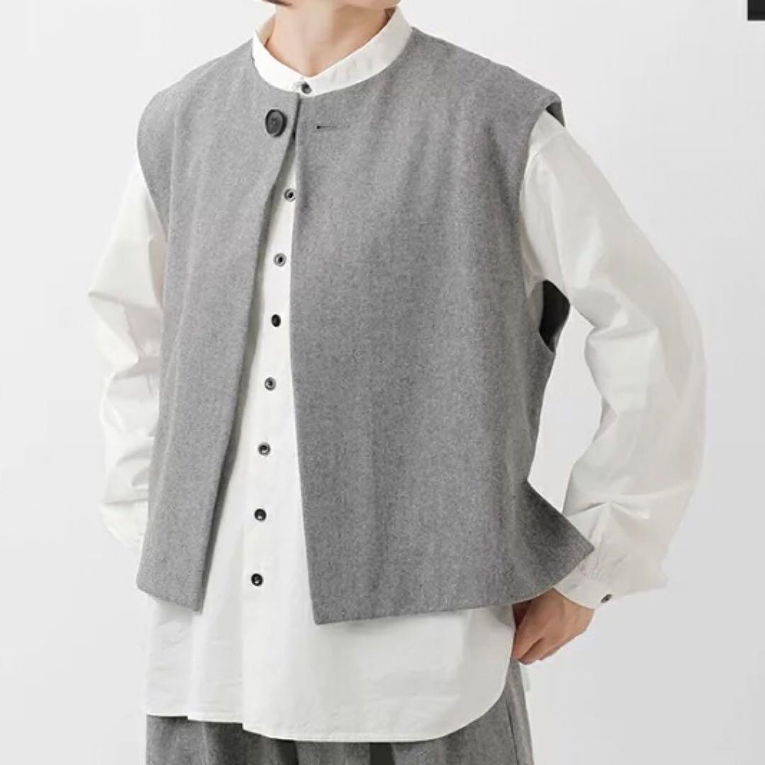 Le Glazik ルグラジック ウール フェルティング フランネル ジレ