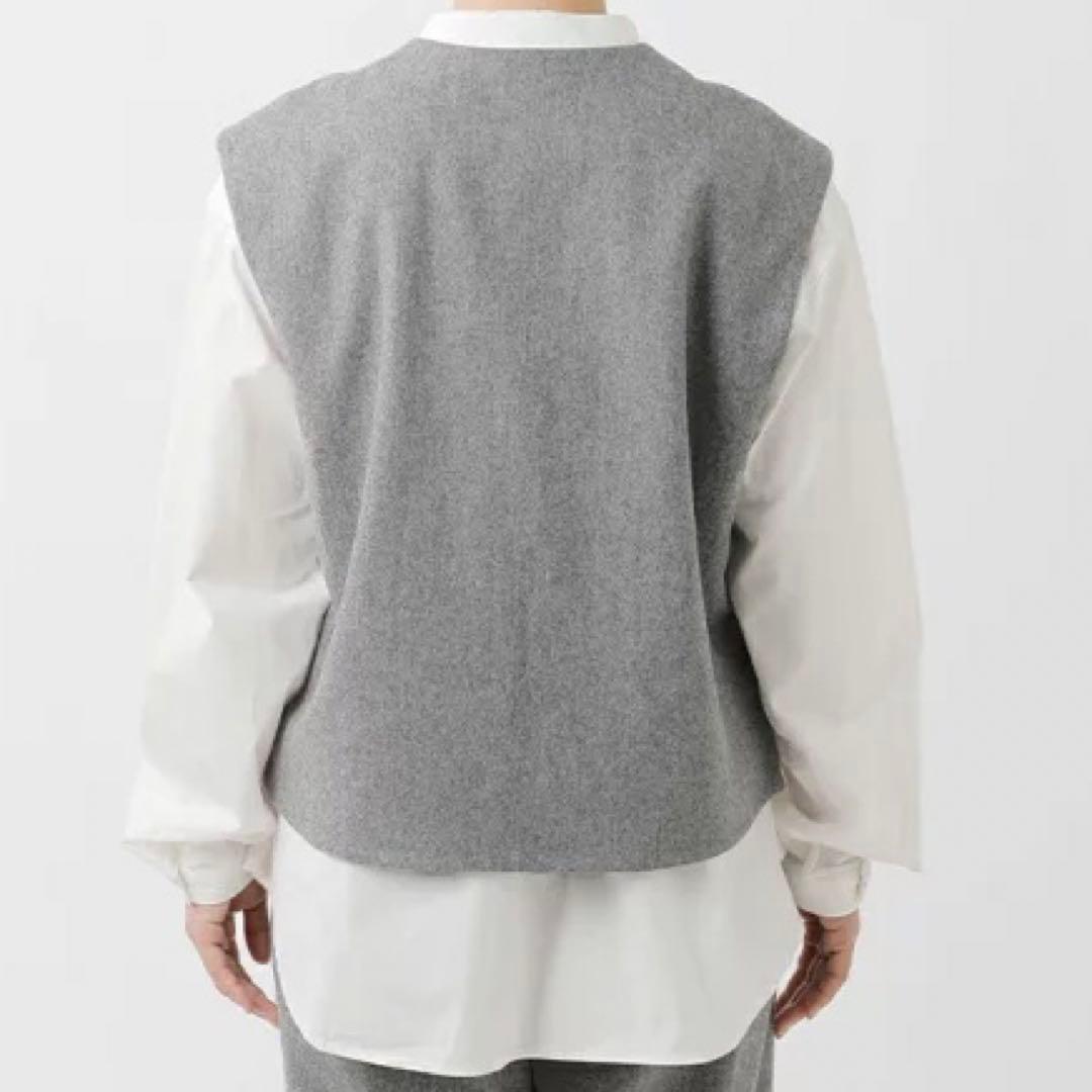 Le Glazik ルグラジック ウール フェルティング フランネル ジレ