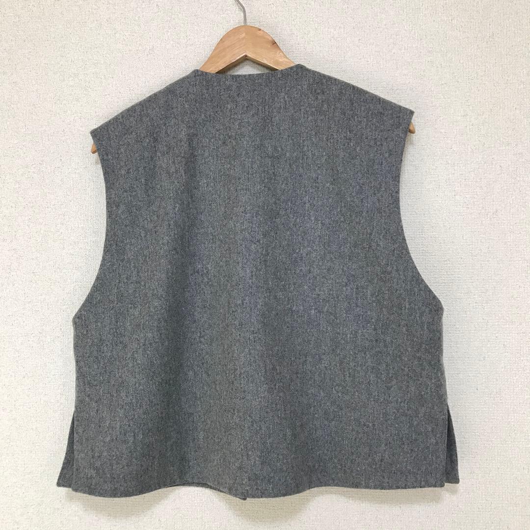 Le Glazik ルグラジック ウール フェルティング フランネル ジレ