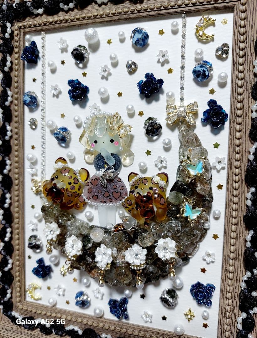 シーグラスアート レオパード♪︎お取置き中です(⋆ᴗ͈ˬᴗ͈)”♪︎