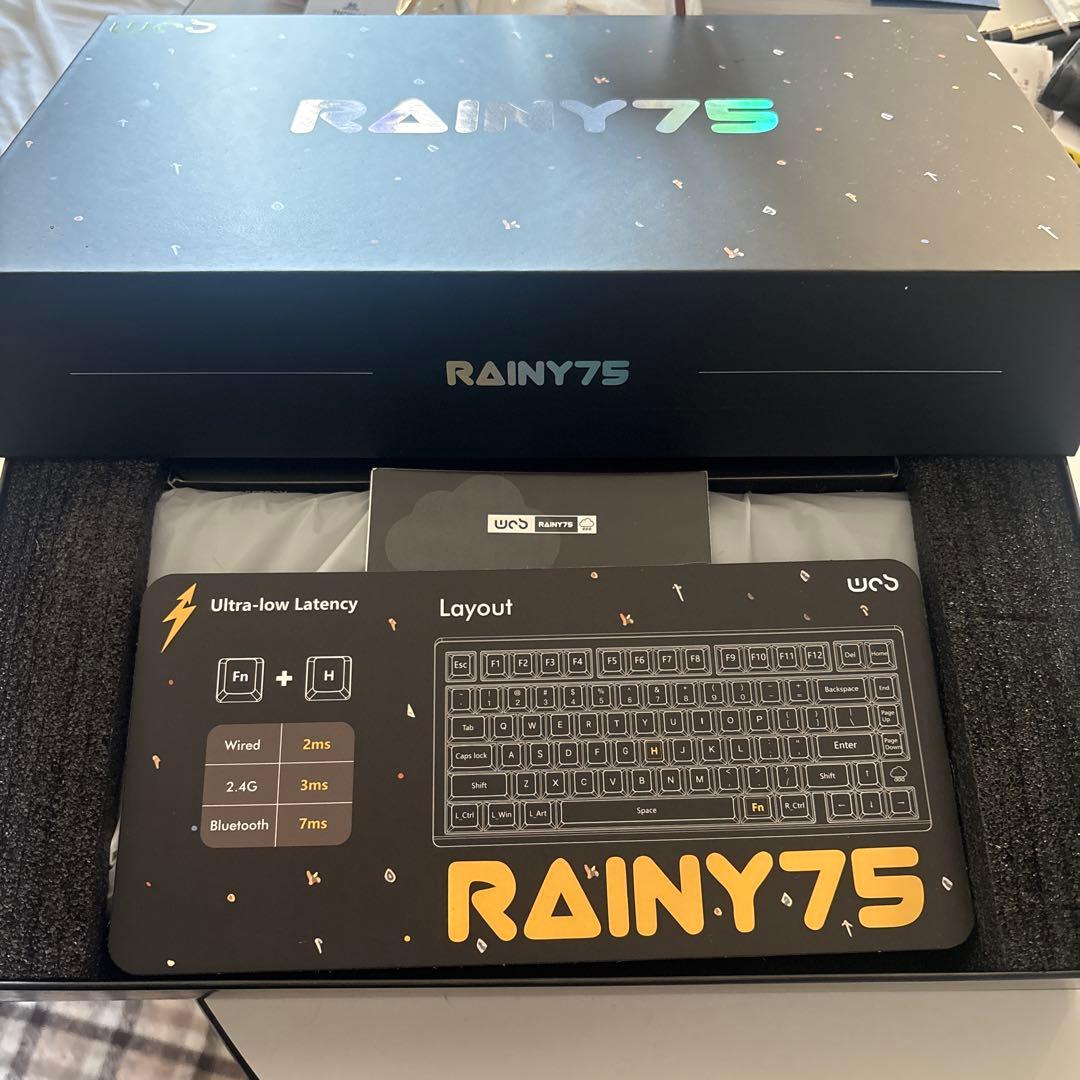 【未使用】wobkey RAINY75pro 英語配列 ブラック