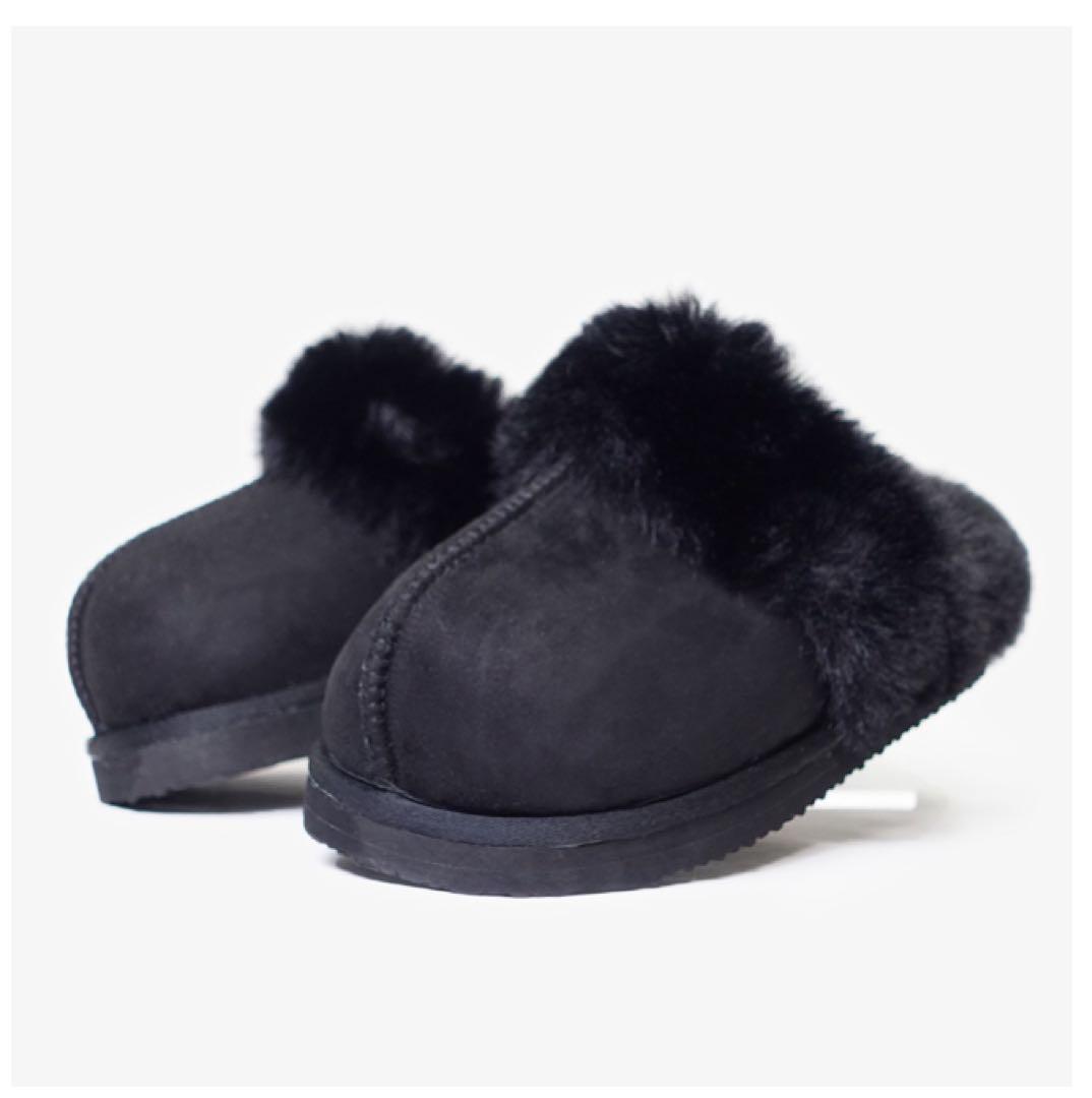 【Racbaki】ファーサボ2 ブラック Lサイズ