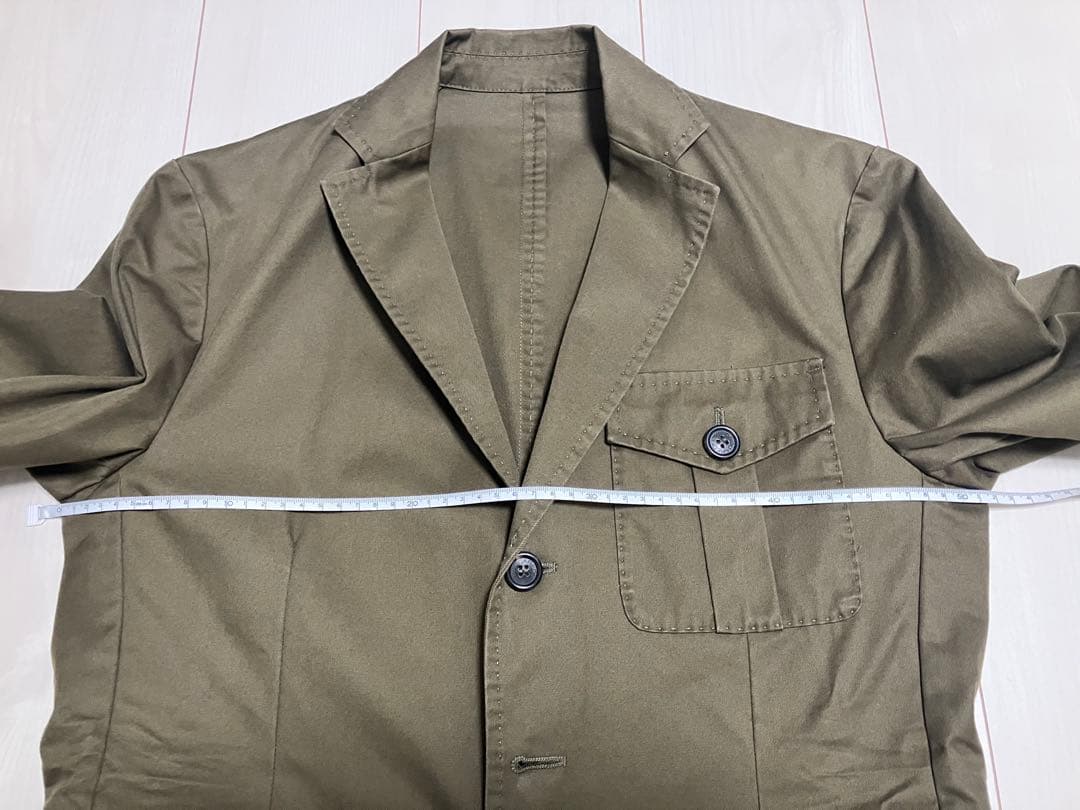 大特価！！DSQメンズダークカーキサファリジャケット48新品未使用